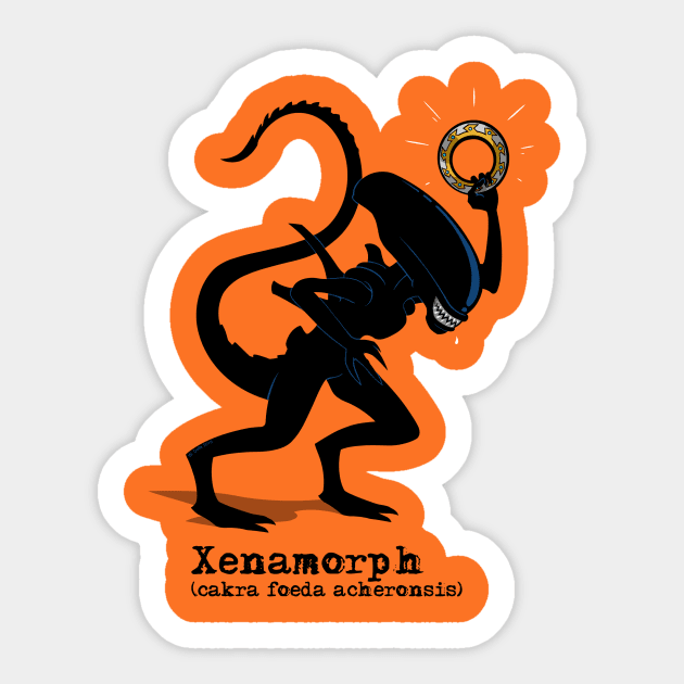 Xenamorph Sticker by wloem